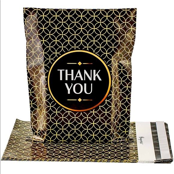 NEW Poshmark Packages "Thank you!" Gift Wrapping Shipping Supplies Set ~ 175 Pcs - Picture 2 of 13